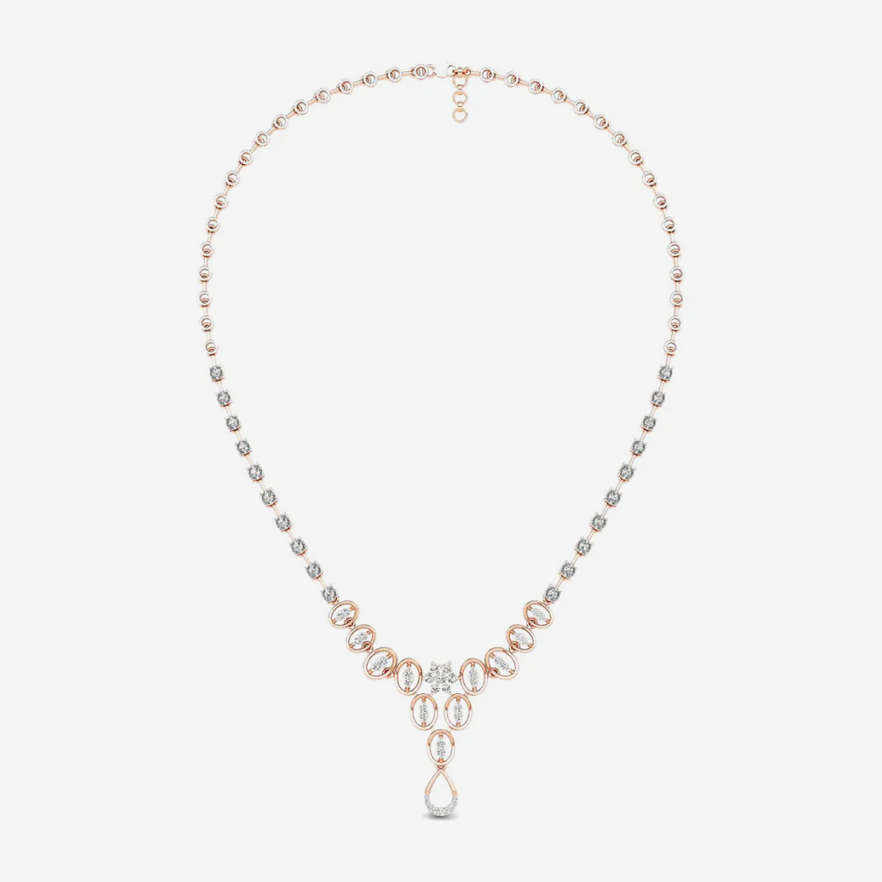 Golds With Diamonds Necklaces
